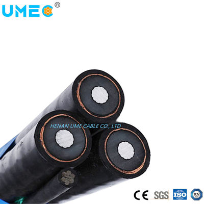 Línea de servicio de caída de cable de paquete aéreo cable ABC 2/3/4/5/6 núcleos X 16/25/35/70/95mm2 tipo de conductor en hebras