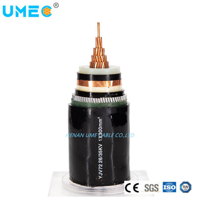 Cables eléctricos subterráneos aislados XLPE de voltaje medio con alambre redondo con impresión láser