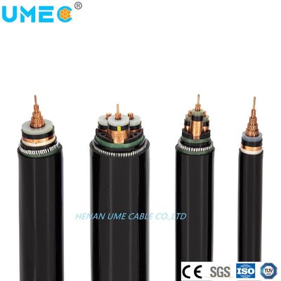 Cable de alimentación blindado con envoltura de PVC aislado XLPE para voltaje medio