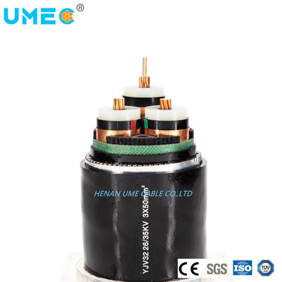 Cable de alimentación de voltaje medio XLPE Conductor Cu/Al con inspección de terceros aceptada