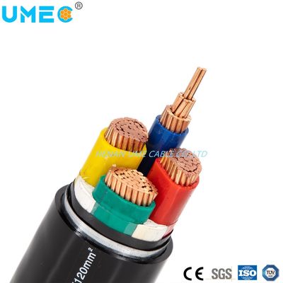 Cable de alimentación de voltaje medio aislado con conductor de hebras sólidas y 3 núcleos 1 tierra