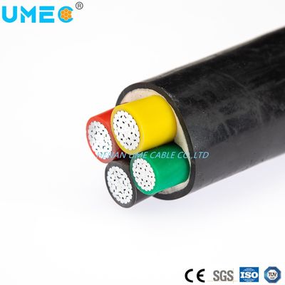Bajo voltaje 50mm2 70mm2 120mm2 2 3 4 núcleo de PVC aislado de aluminio sin blindaje