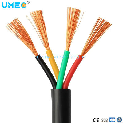 60227 CEI 52-10x0,5 mm2-- espesor del aislamiento de PVC 0,4 mm espesor de la funda de PVC 1,0 mm alambre eléctrico para uso doméstico