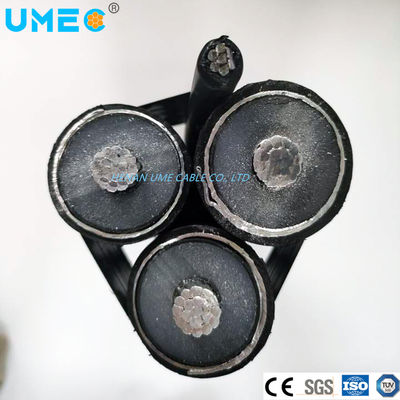 Cable de servicio de caída de doble, triple, cuádruple y estándar ASTM Cable de caída de servicio de aluminio ABC Negro