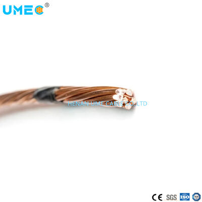 Conductividad 21%/30%/40%/70% Conductor CCS de alambre de acero revestido de cobre recocido