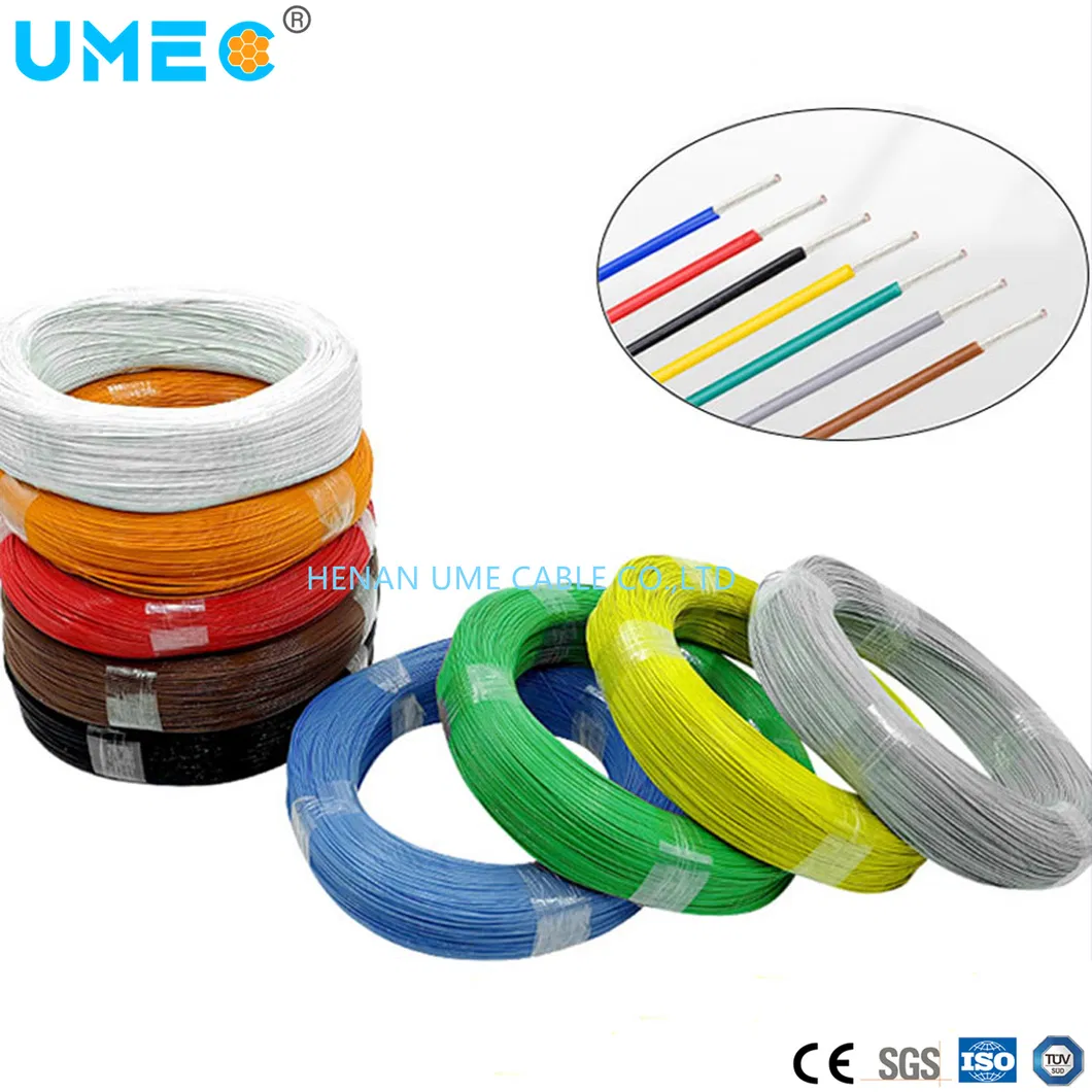 Cable AFR250, conductor de cobre plateado, aislamiento de PTFE, unipolar 1x0,2mm&sup2;/1*24AWG 0