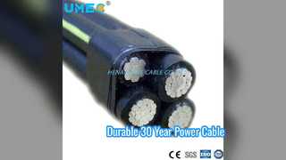 Cable incluido aéreo XLPE de alta tenacidad para redes eléctricas