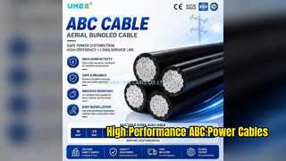 Cable ABC aéreo confiable de 0 6 1kV para distribución de energía