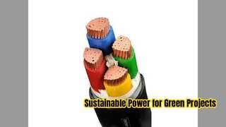 Cable de alimentación ecológico de bajo voltaje para proyectos ecológicos